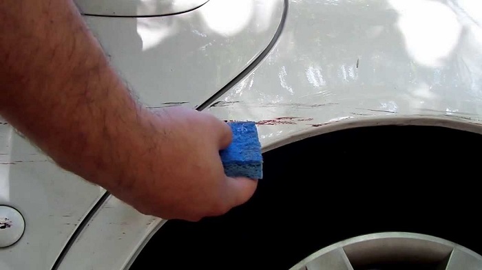how to remove paint from car
