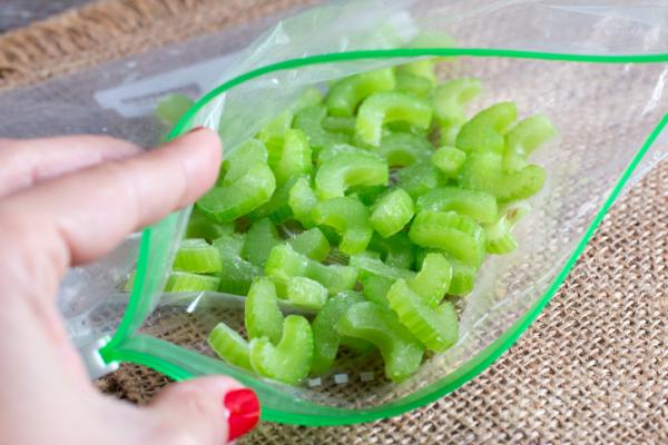 Can celery be frozen