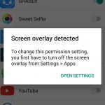 screen overlay detected