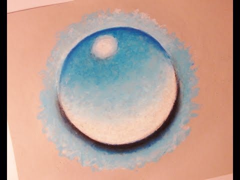 How to use oil pastels with water