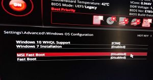 windows 10 whql support