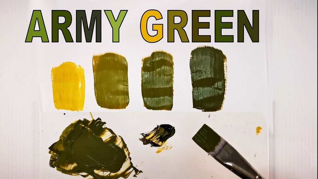 What’s the best way to darken army green