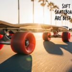 78A soft skateboard wheels close-up for cruising