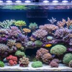 reef aquarium LED lighting cycle sunrise sunset
