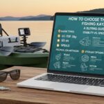 angler choosing fishing kayak size comparison chart