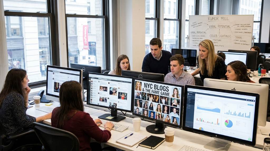 New York entertainment bloggers covering celebrity rumors